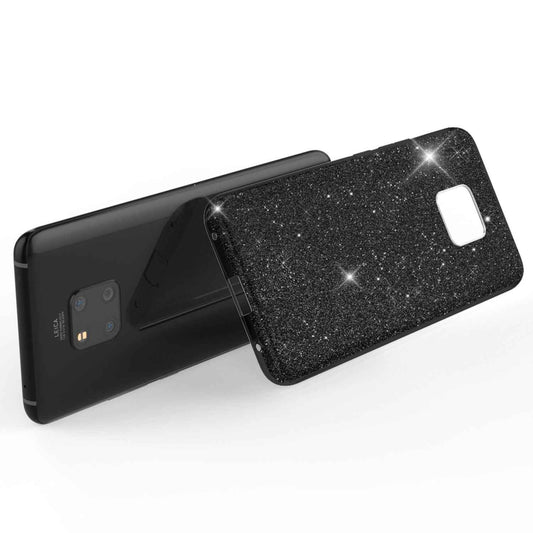 NALIA Glitzerhülle für Huawei Mate 20 Pro – Funkelnder Glitzer-Look & Grip – SHINEPOP (Silikon Case) – Marke aus Berlin