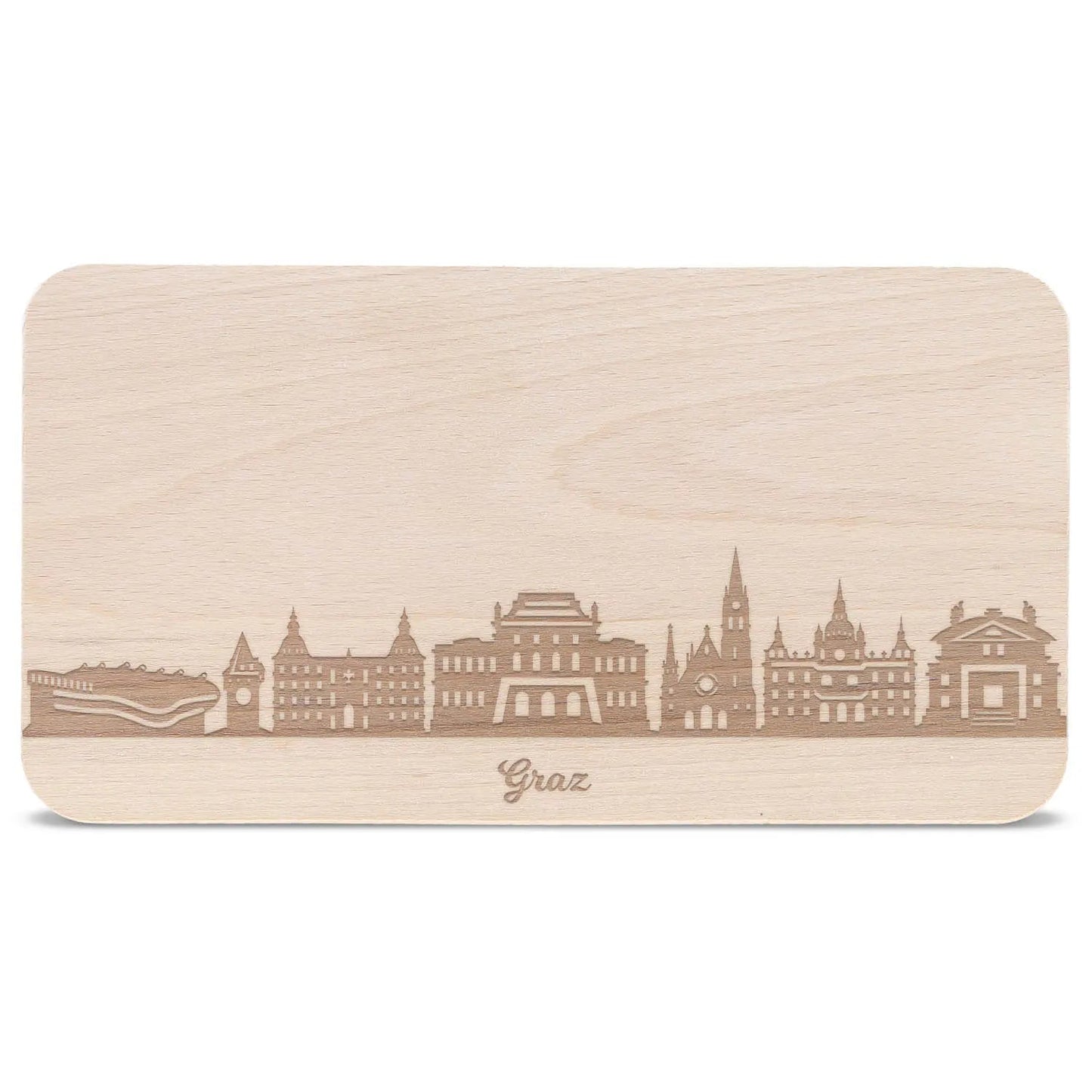 Frühstücksbrettchen Skyline Graz