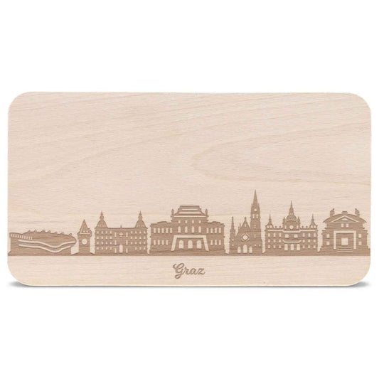 Frühstücksbrettchen Skyline Graz