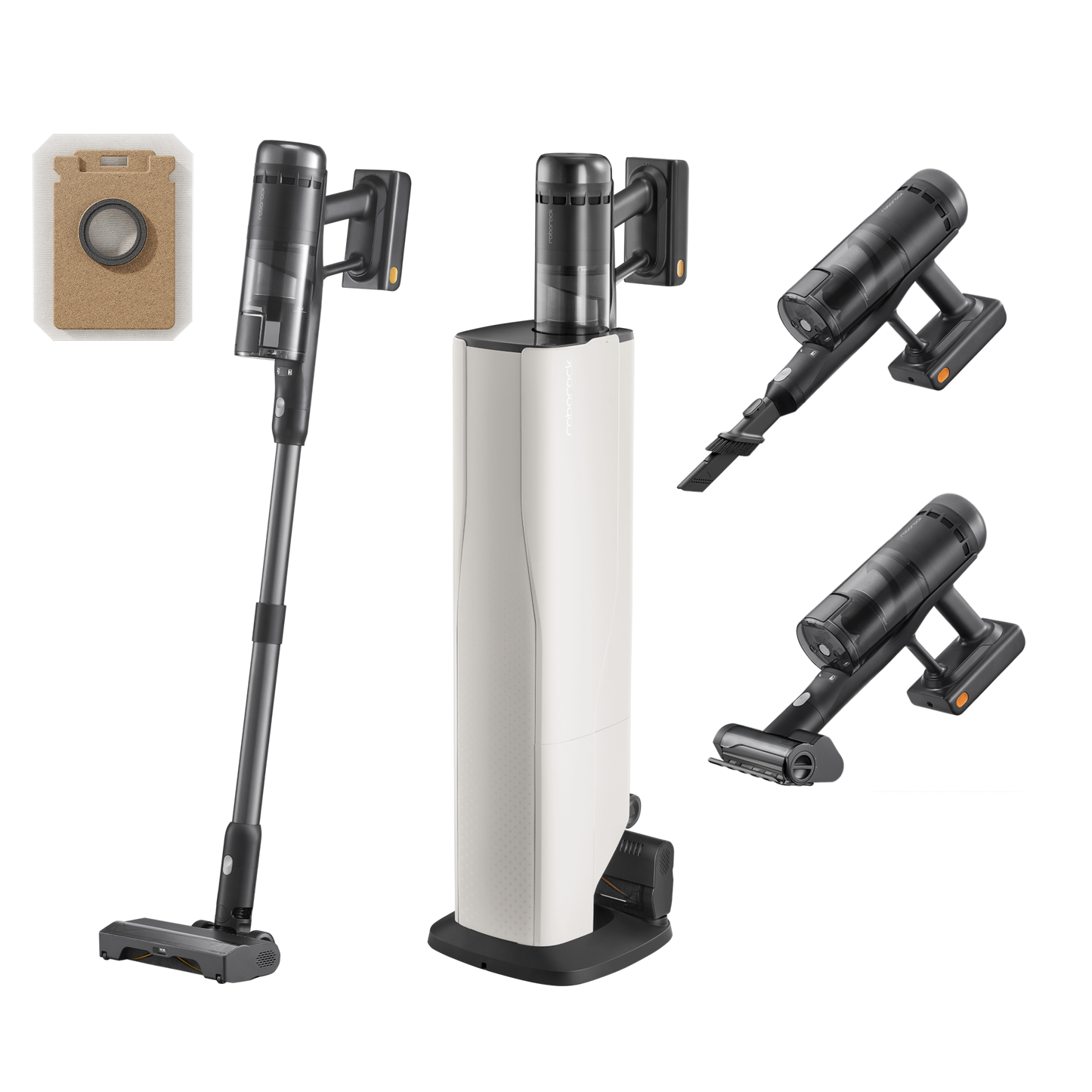 Roborock H60 Hub Ultra Akku-Staubsauger mit Absaugstation