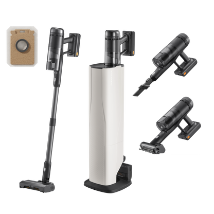 Roborock H60 Hub Ultra Akku-Staubsauger mit Absaugstation