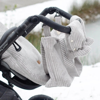 Kinderwagen-Handschuhe Cord – warm & stilvoll