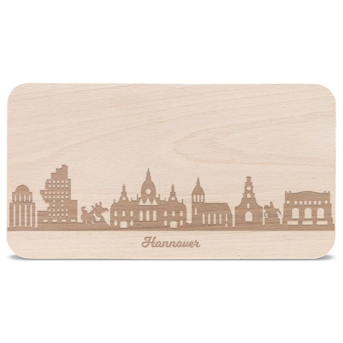 Frühstücksbrettchen Skyline Hannover