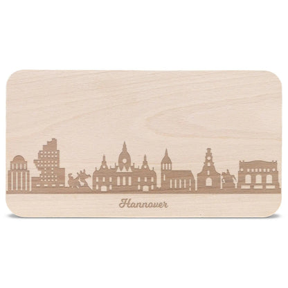 Frühstücksbrettchen Skyline Hannover