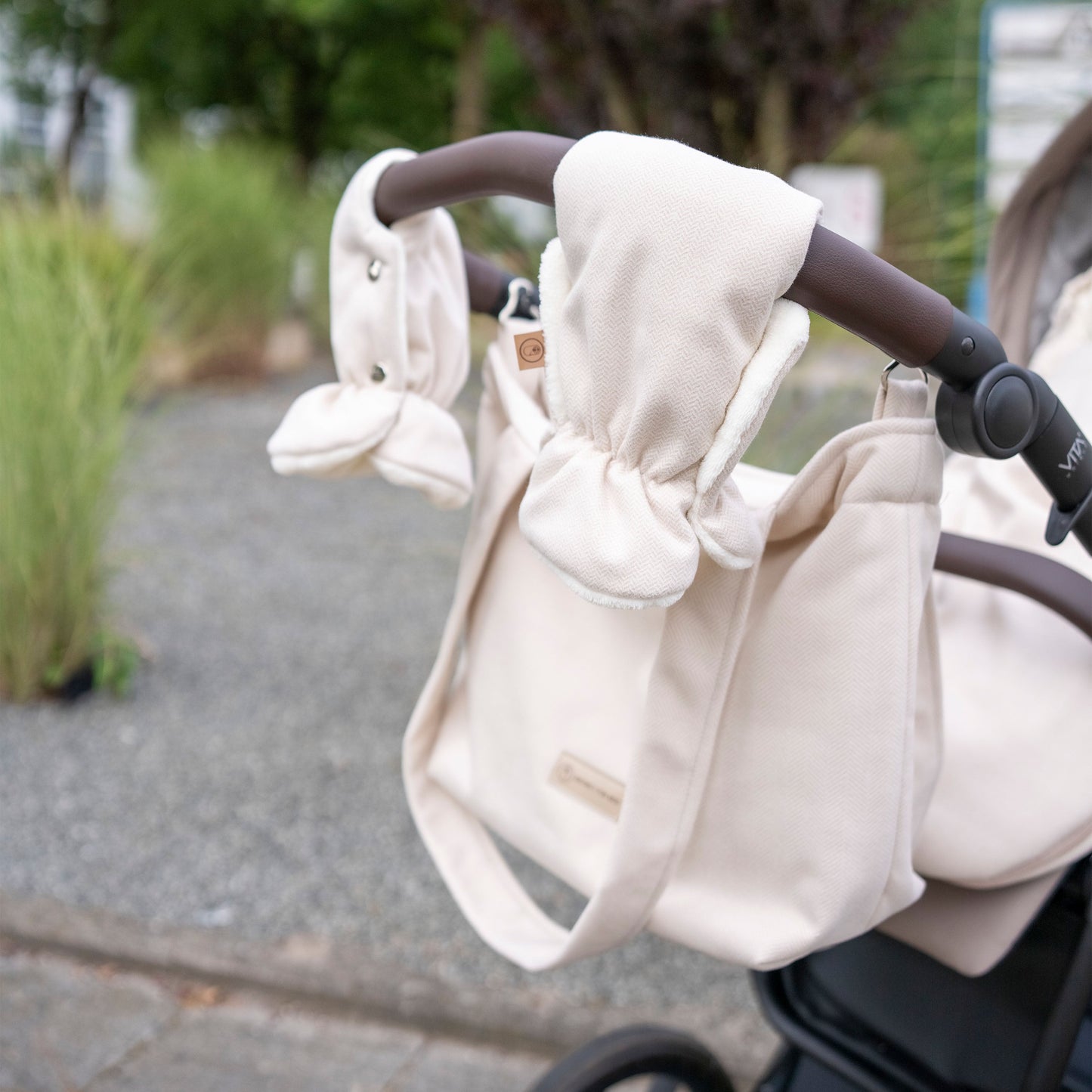 Handschuhe Kaschmir für den Kinderwagen - warm, weich & stillvoll