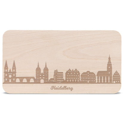 Frühstücksbrettchen Skyline Heidelberg