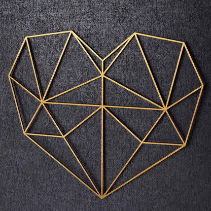Origami 3D Herz aus Holz -