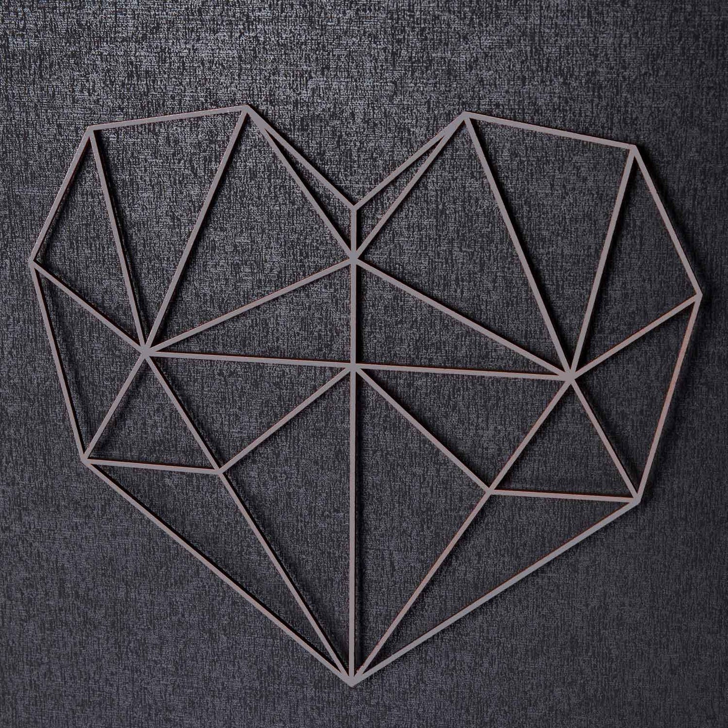 Origami 3D Herz aus Holz -