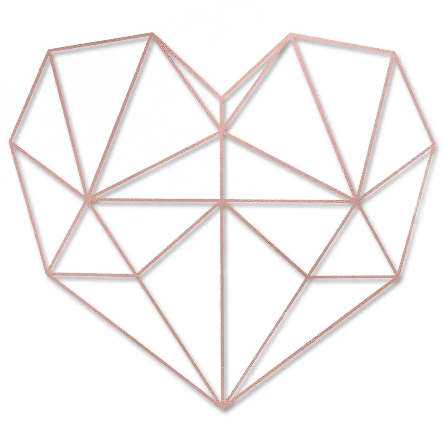 Origami 3D Herz aus Holz -
