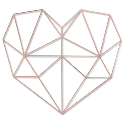 Origami 3D Herz aus Holz -