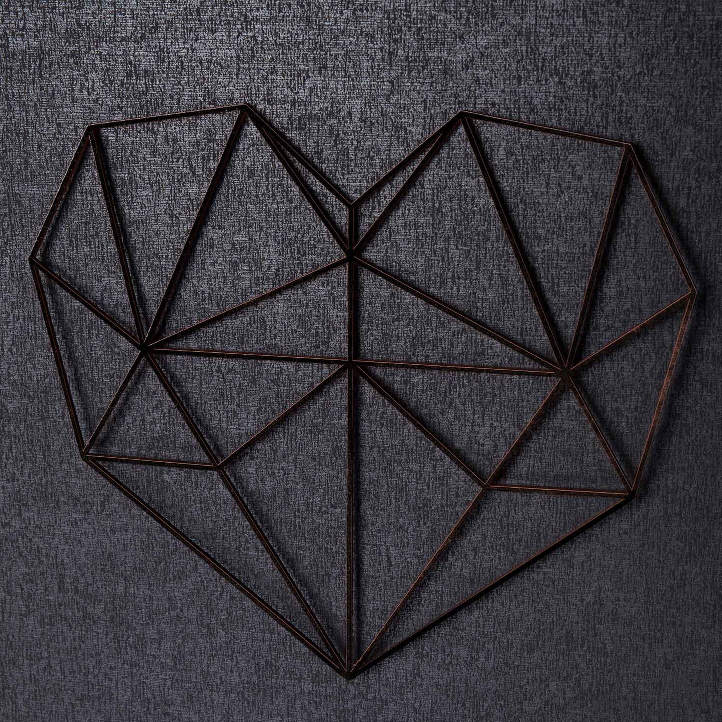 Origami 3D Herz aus Holz -