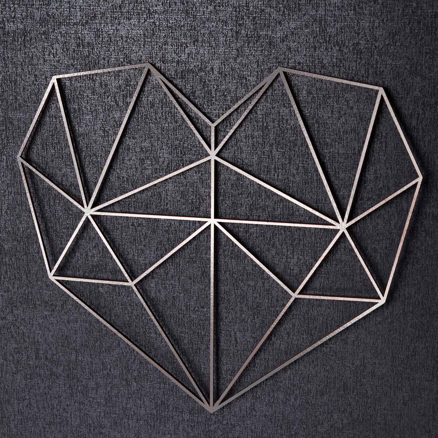 Origami 3D Herz aus Holz -