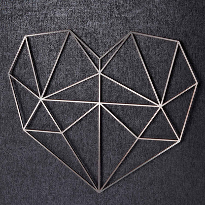 Origami 3D Herz aus Holz -