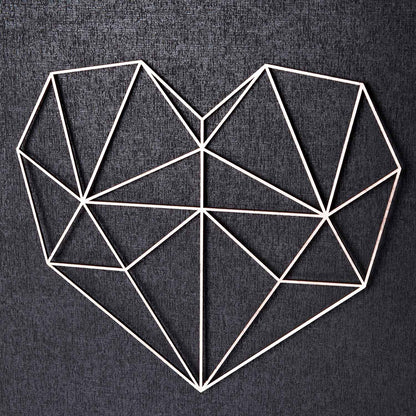 Origami 3D Herz aus Holz -