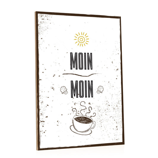 Holzschild Moin Moin