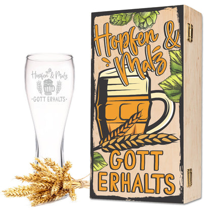 Leonardo Weizenglas "Hopfen und Malz Gott erhalts"