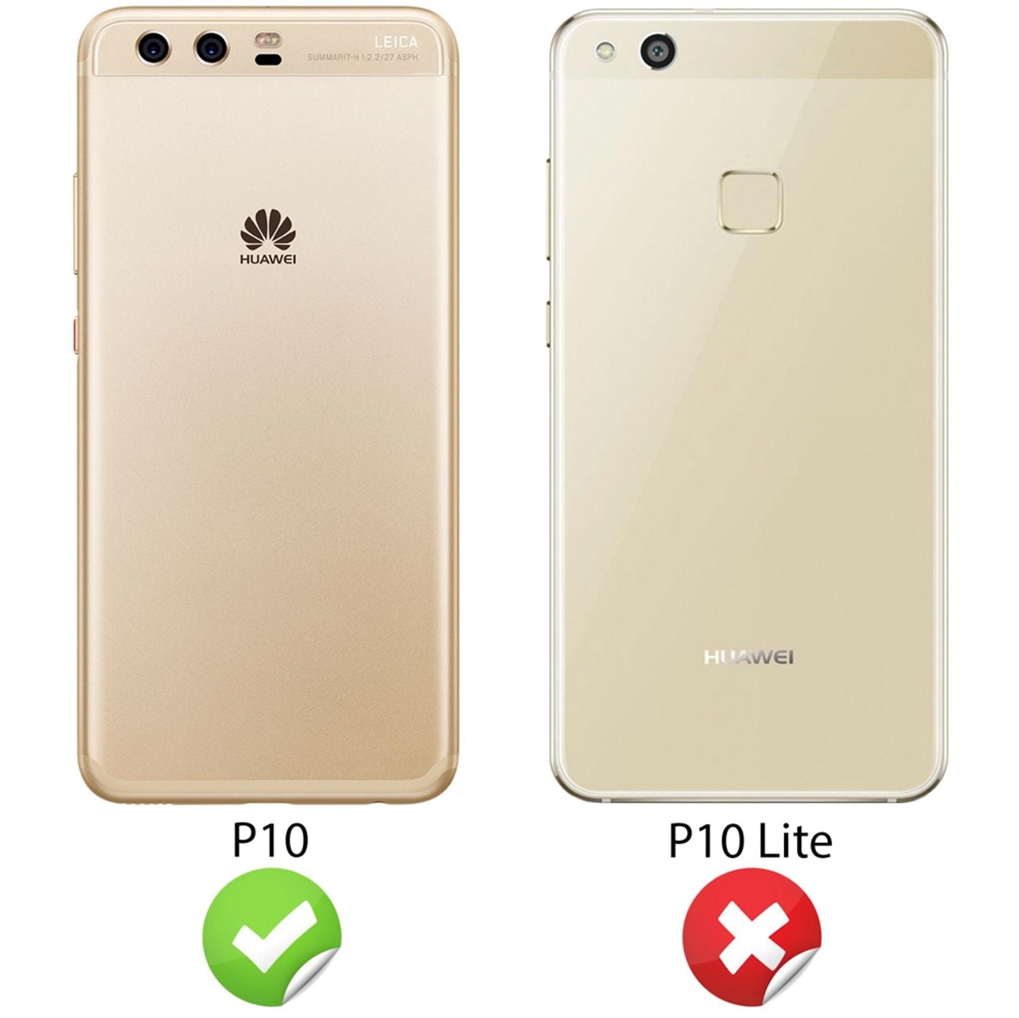 NALIA Handyhülle kompatibel mit Huawei P10, Motiv Design Slim Silikon Case Cover, Crystal Schutzhülle Handy-Tasche Dünn, Muster Etui Backcover Hülle Smart-Phone Bumper