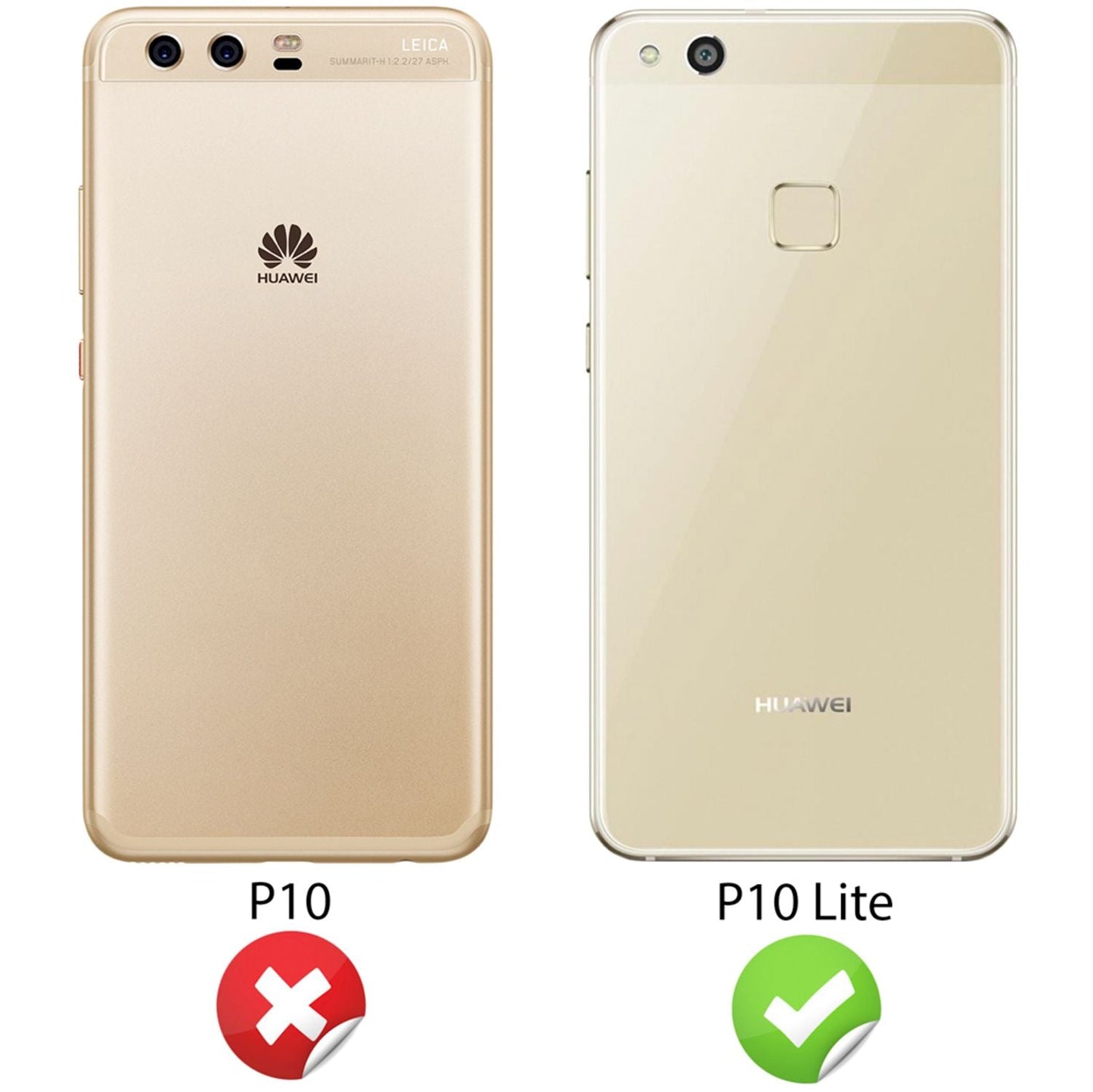 NALIA Handyhülle kompatibel mit Huawei P10 Lite, Motiv Design Slim Silikon Case Cover, Crystal Schutzhülle Handy-Tasche Dünn, Muster Backcover Skin Smart-Phone Hülle