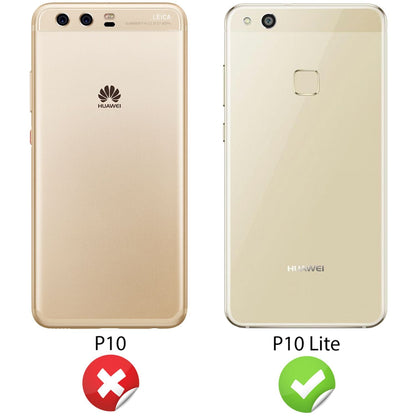 NALIA Handyhülle kompatibel mit Huawei P10 Lite, Motiv Design Slim Silikon Case Cover, Crystal Schutzhülle Handy-Tasche Dünn, Muster Backcover Skin Smart-Phone Hülle