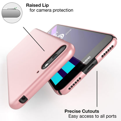 NALIA Ultra Slim Hardcase für Huawei Y6 (2018) – Anti-Fingerabdruck & 0.5mm Dünn – PUREFIT (Matt & Leicht) – Marke aus Berlin