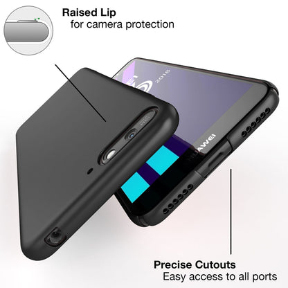 NALIA Ultra Slim Hardcase für Huawei Y6 (2018) – Anti-Fingerabdruck & 0.5mm Dünn – PUREFIT (Matt & Leicht) – Marke aus Berlin