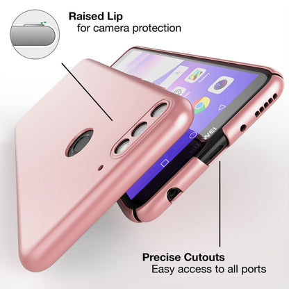 NALIA Ultra Slim Hardcase für Huawei Y7 (2018) – Anti-Fingerabdruck & 0.5mm Dünn – PUREFIT (Matt & Leicht) – Marke aus Berlin