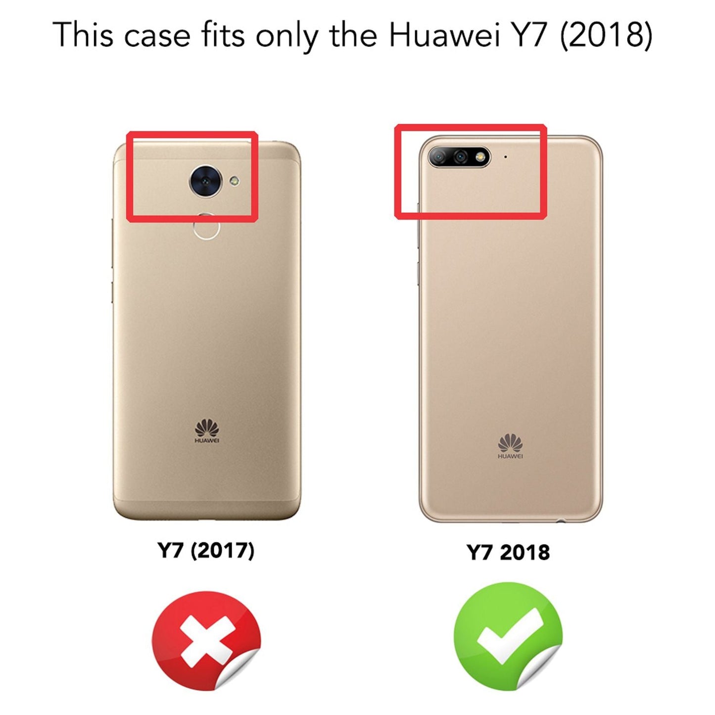 NALIA Silikonhülle für Huawei Y7 (2018) – Rutschfest & Matt – VORTEX (Gebürstete Optik & Carbon Design) – Marke aus Berlin