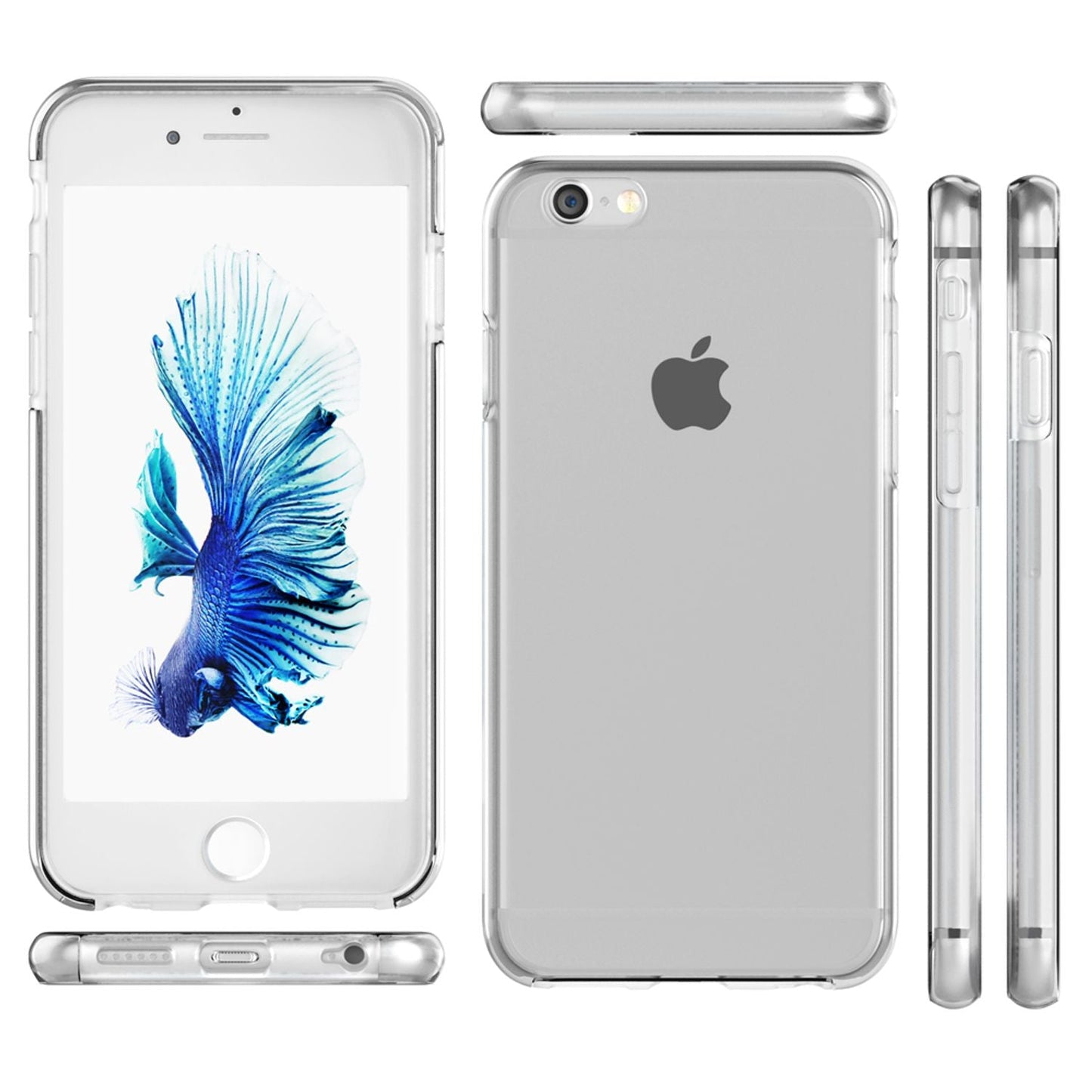 NALIA 360° Hülle für iPhone 6 Plus / 6s Plus – Vorne & Hinten Schutz – 360GUARD (Full-Body Case) – Marke aus Berlin