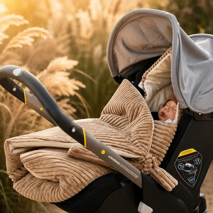 Corduroy wrap blanket – Perfect for any car seat
