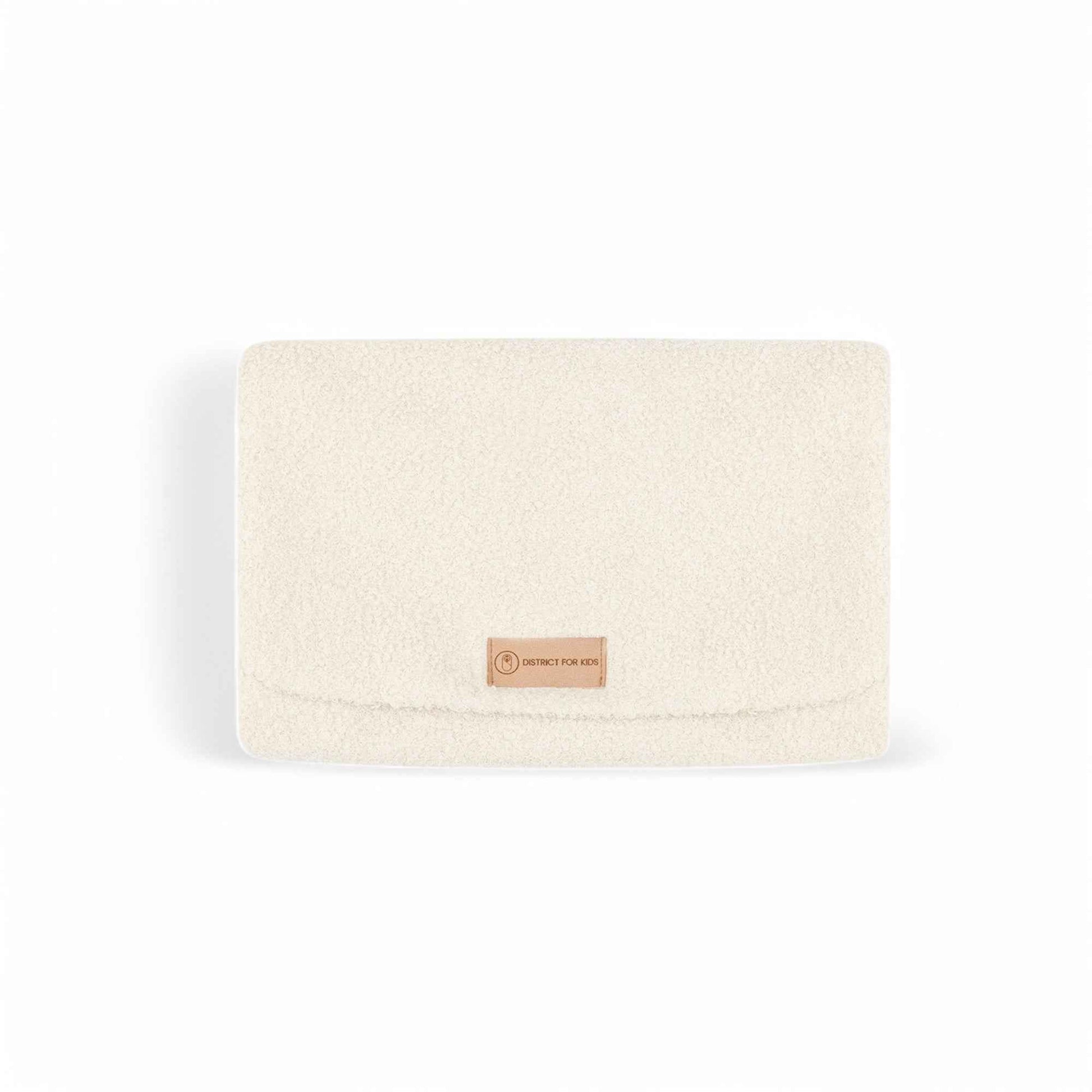 Wickelunterlage Teddystoff Bouclé – praktische Windeltasche für unterwegs