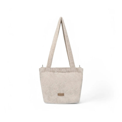 Wickeltasche Bouclé – für Kinderwagen