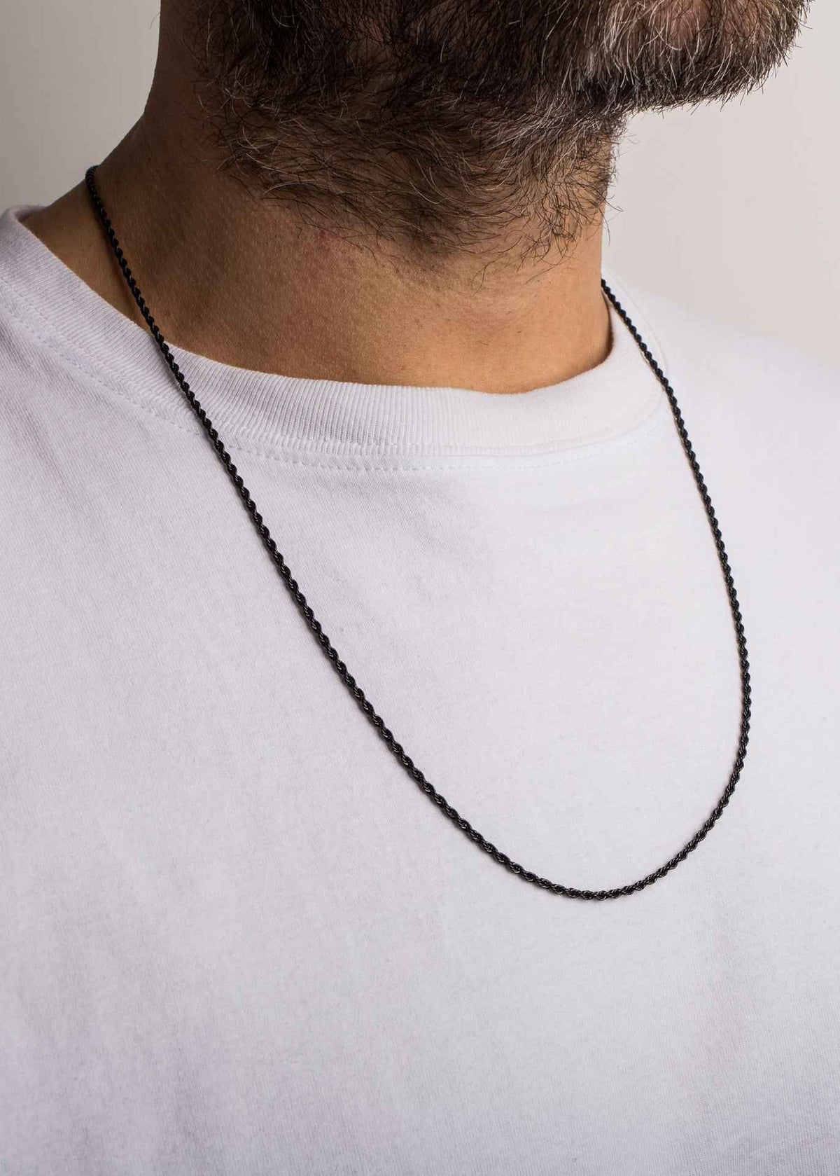 Wheat Chain Immortalitas Matte Black - 70cm - 2mm