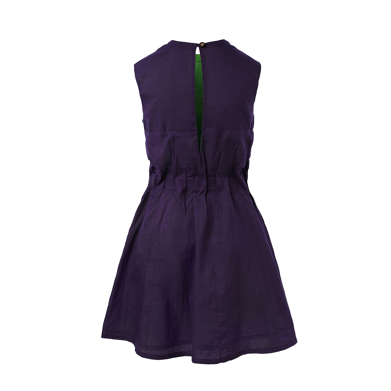Girls Beach Dress in Purple-2