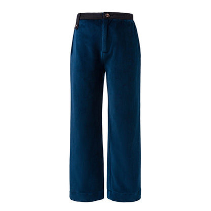 PRELOVED Blue Velvet Weekend Pants, 16 years-0