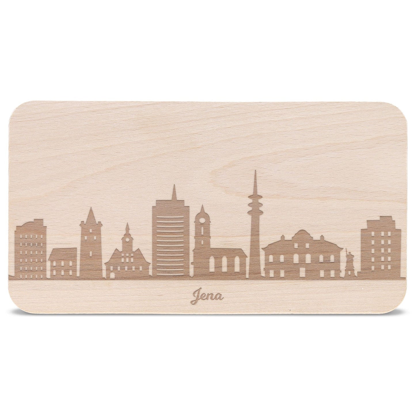 Frühstücksbrettchen Skyline Jena