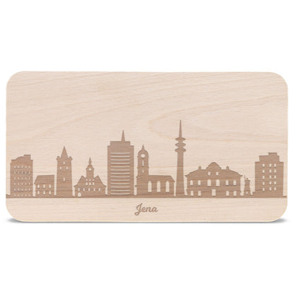 Frühstücksbrettchen Skyline Jena