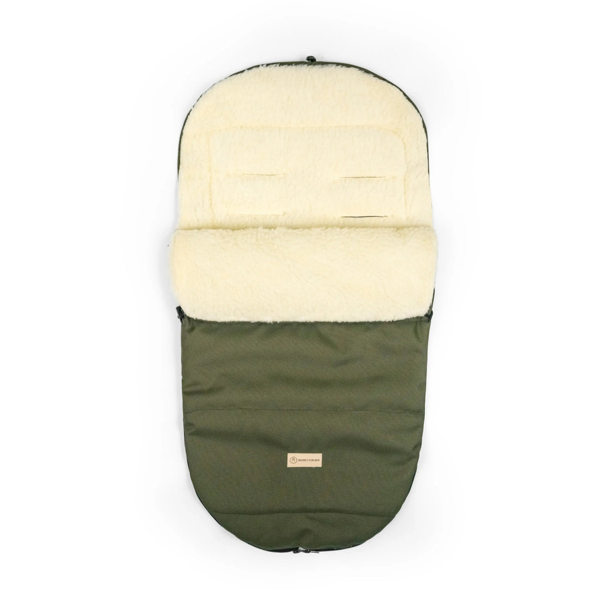 Winter footmuff, water-repellent, with merino wool lining - stroller