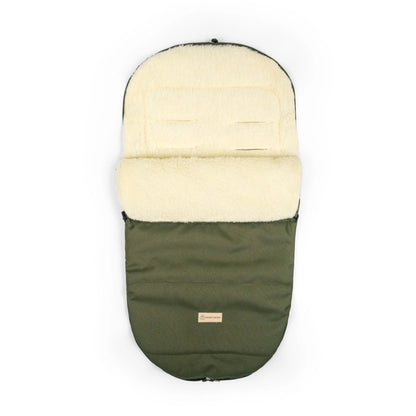Winter footmuff, water-repellent, with merino wool lining - stroller