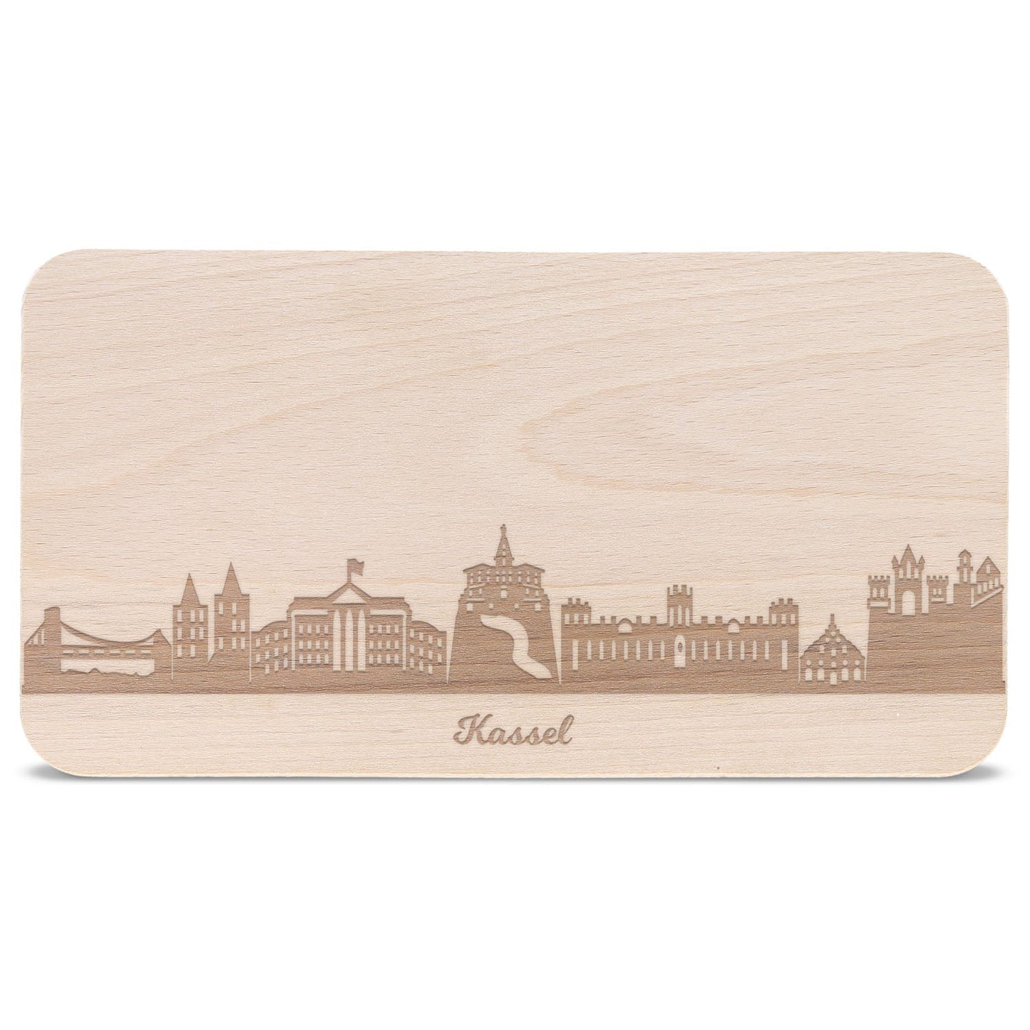Frühstücksbrettchen Skyline Kassel