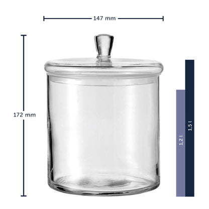 Leonardo Keksglas mit Gravur "Glück im Glas"