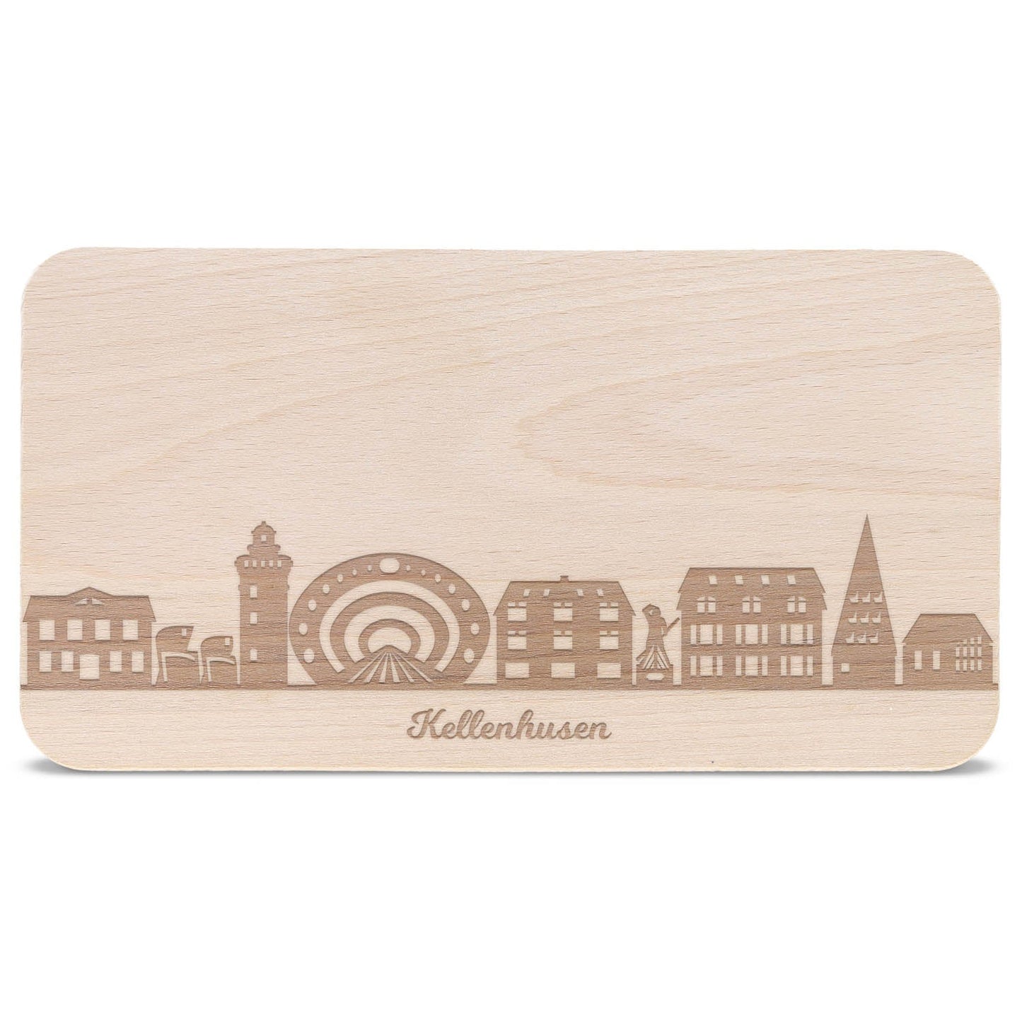 Frühstücksbrettchen Skyline Kellenhusen