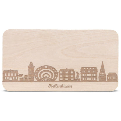 Frühstücksbrettchen Skyline Kellenhusen