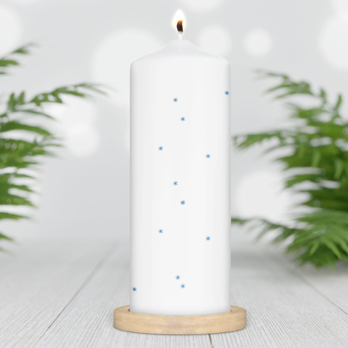 Große Kerze "Drache" mit Namen und Datum zur Einschulung