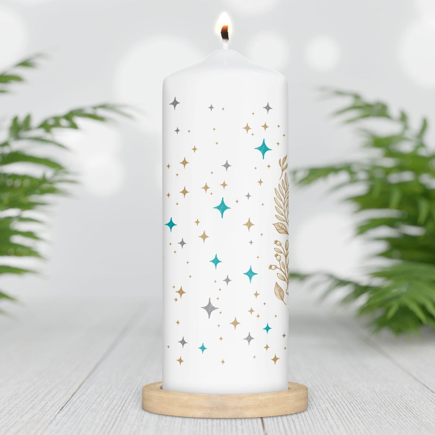 Große Kerze "You are my Star" mit Namen für Paare