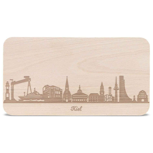Frühstücksbrettchen Skyline Kiel