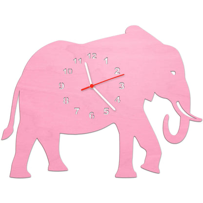 Kinder Wanduhr im Elefanten Design