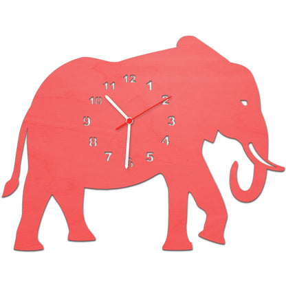 Kinder Wanduhr im Elefanten Design