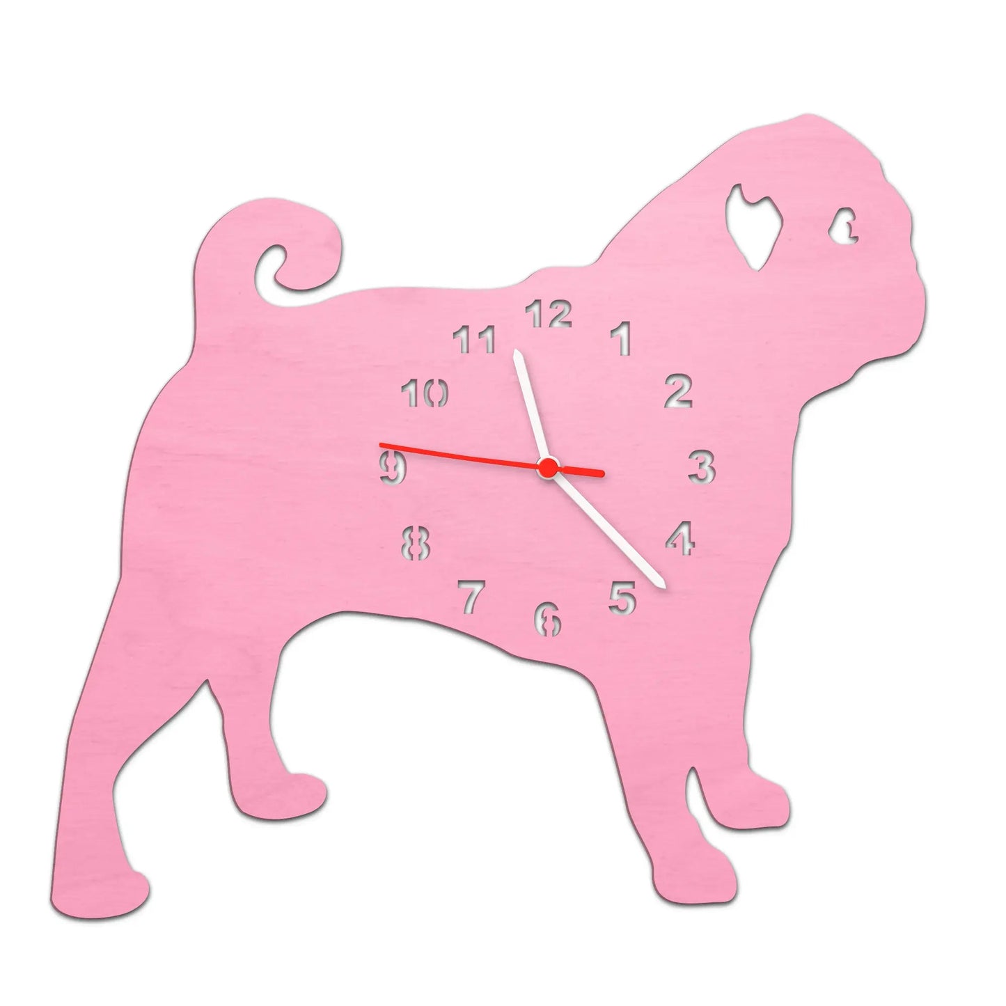 Kinder Wanduhr im Hunde Design