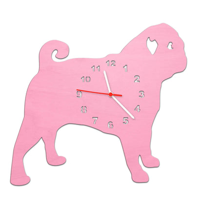 Kinder Wanduhr im Hunde Design