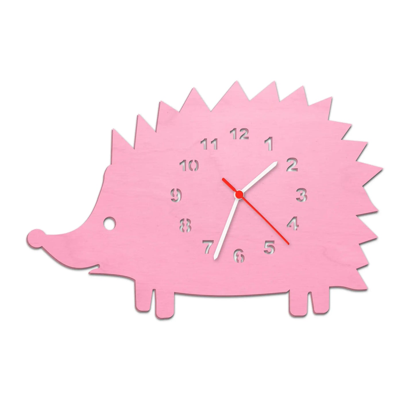 Kinder Wanduhr im Igel Design